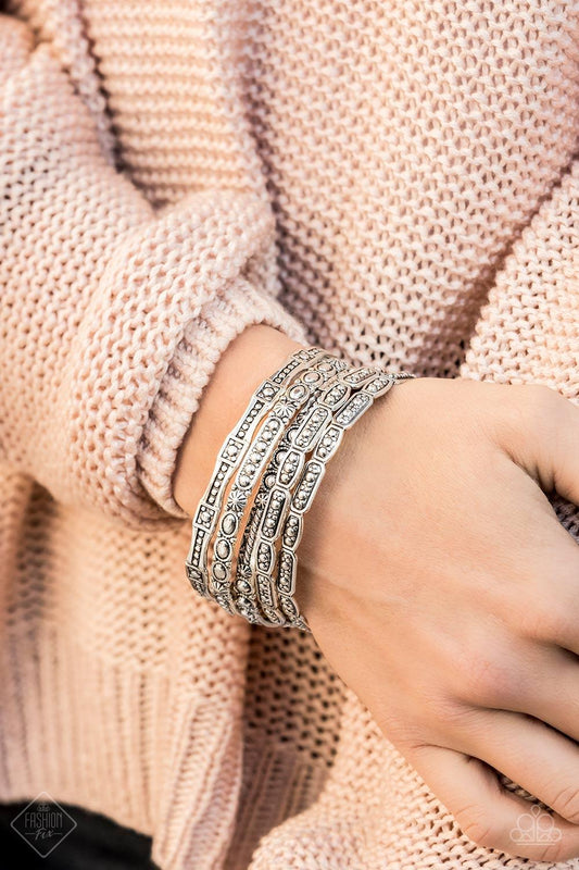 Paparazzi Accessories-Tribal Tycoon Bangle Bracelets