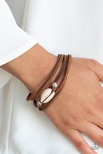 Paparazzi Accessories- Vitamin SEA - Brown Bracelet - jewelrybybretta