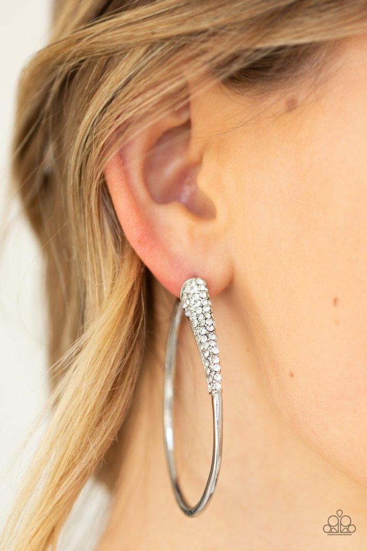 Winter Ice White Earrings - Jewelry By Bretta