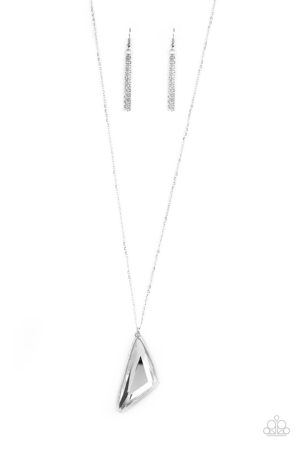 Ultra Sharp White Necklace - Jewelry by Bretta