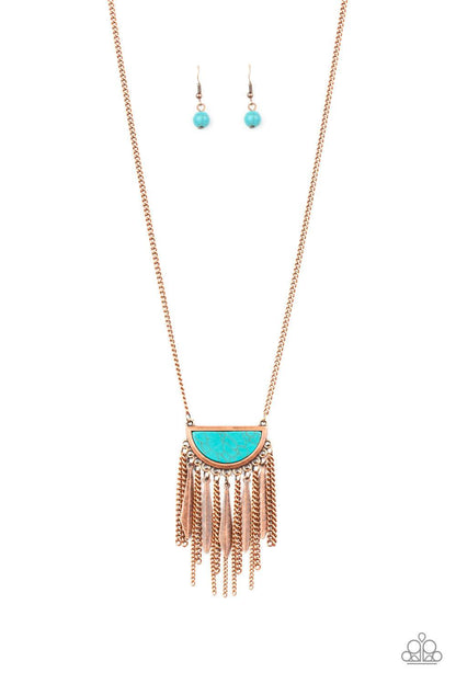 Paparazzi Accessories-Desert Hustle - Copper Necklace