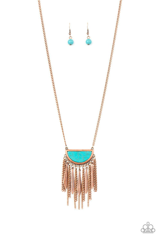 Paparazzi Accessories-Desert Hustle - Copper Necklace