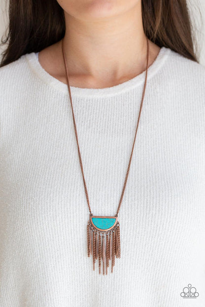 Paparazzi Accessories-Desert Hustle - Copper Necklace