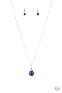 Romantic Razzle Blue Necklace - Jewelry by Bretta