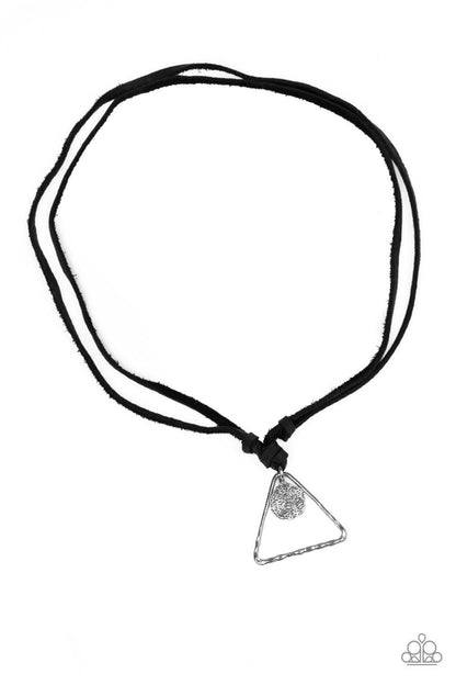 Paparazzi Accessories-Terra Traverse - Black Urban Necklace