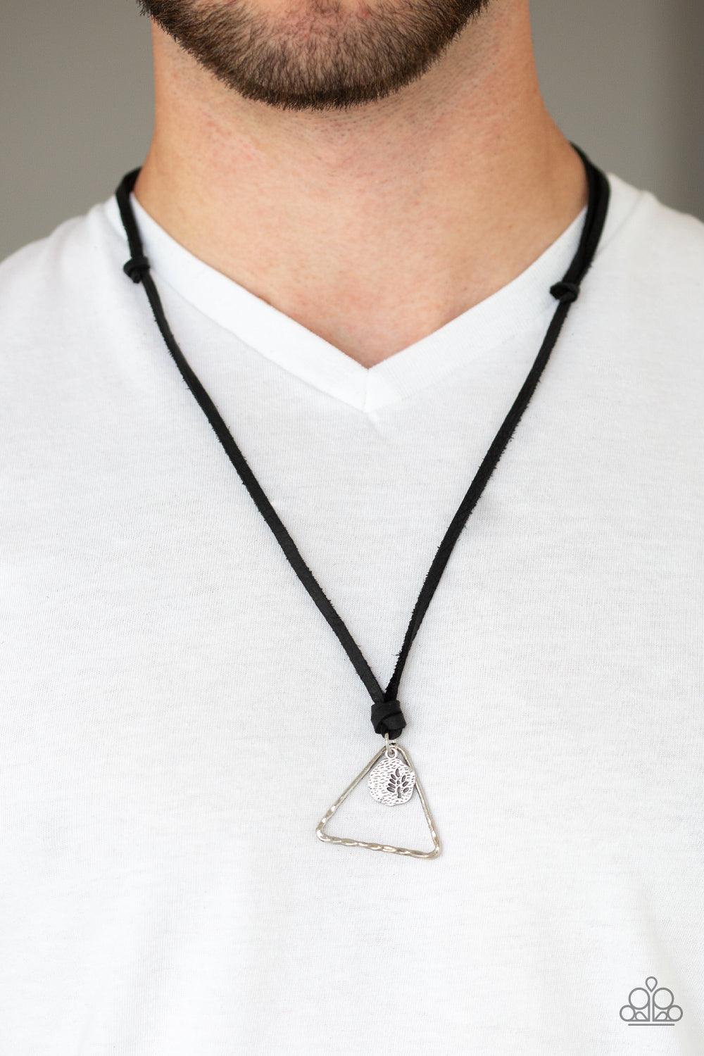 Paparazzi Accessories-Terra Traverse - Black Urban Necklace
