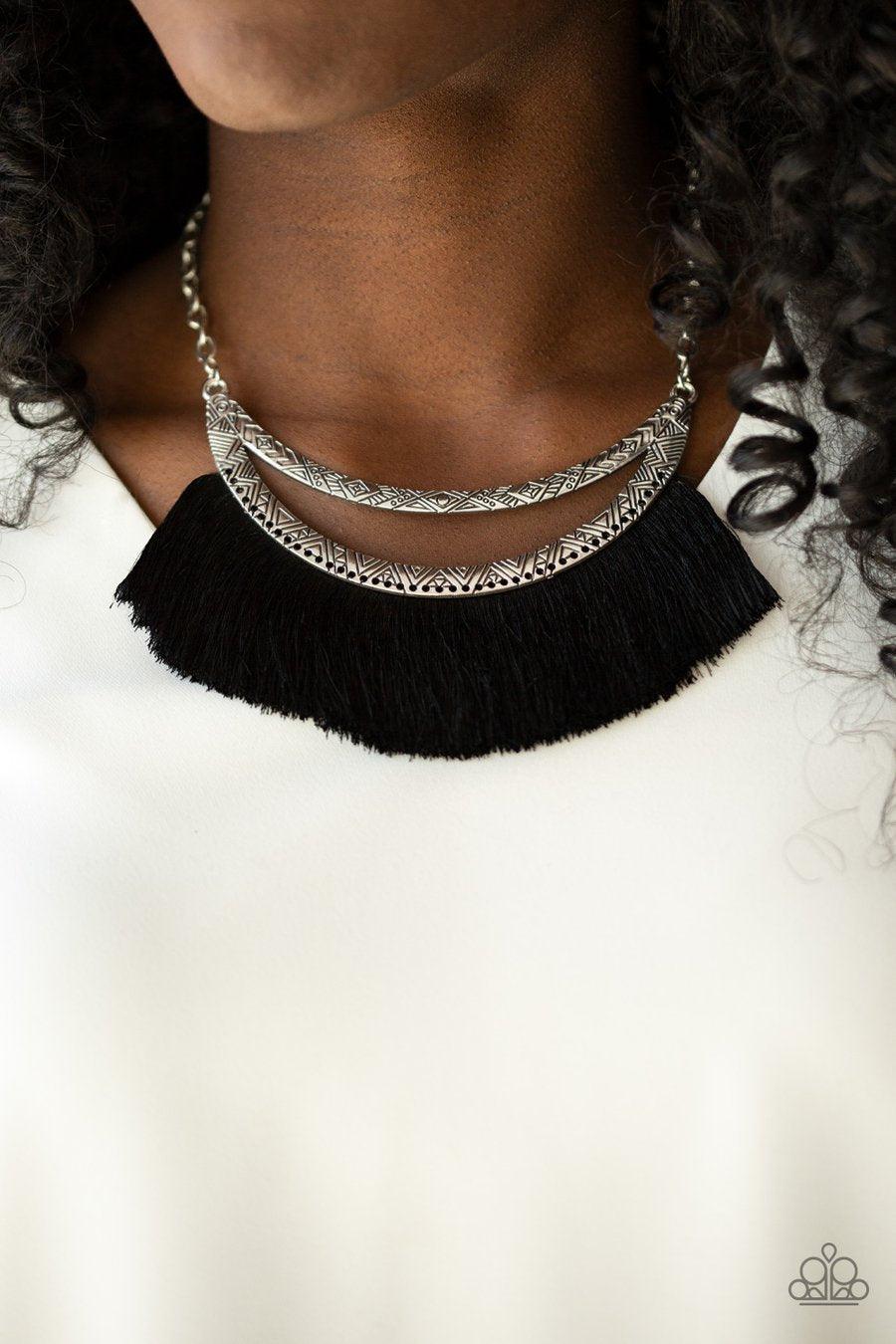Paparazzi Accessories - The MANE Event - Black Necklace 