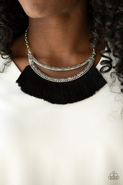 Paparazzi Accessories - The MANE Event - Black Necklace 
