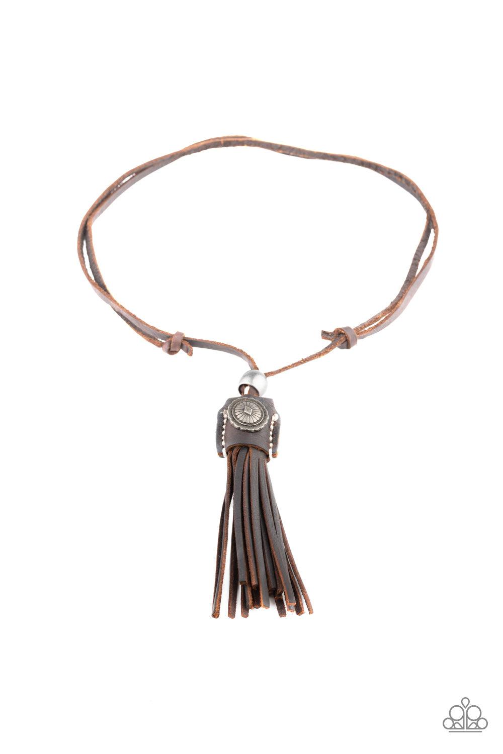 Paparazzi Accessories-Old Town Road - Brown Necklace - jewelrybybretta