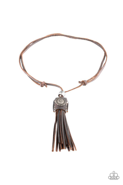 Paparazzi Accessories-Old Town Road - Brown Necklace - jewelrybybretta