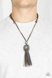 Paparazzi Accessories-Old Town Road - Brown Necklace - jewelrybybretta