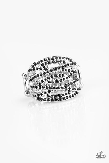 Paparazzi Accessories-The Money Maker - Black Ring