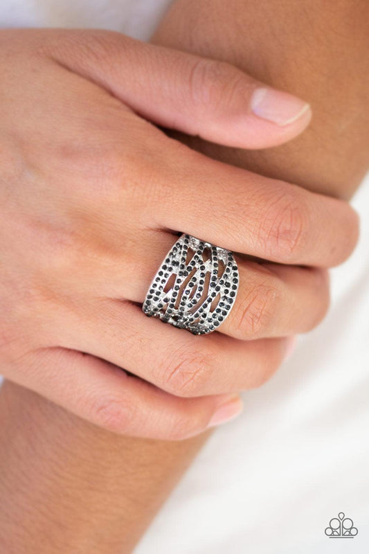 Paparazzi Accessories-The Money Maker - Black Ring