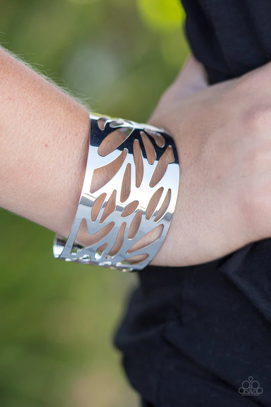 Metallic Megalith Silver Bracelet - Jewelry by Bretta