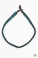 Paparazzi Accessories-High-Speed TRAIL - Blue Urban Necklace