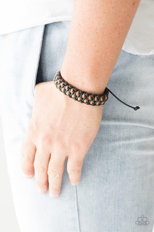 KNOT Again! Black Urban Bracelet - Jewelry By Bretta