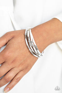 Modern Magnetism White Magnetic Bracelet - Jewelry By Bretta