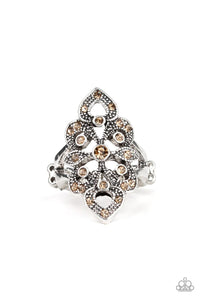 Paparazzi Accessories-Princess Priss - Brown Ring