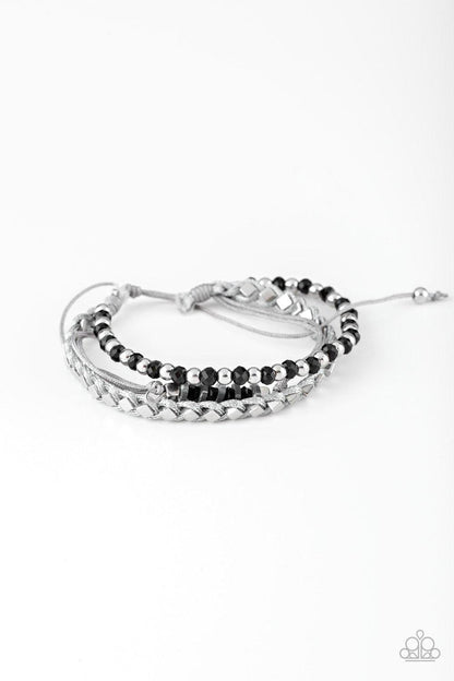 Paparazzi Accessories-Ultra Modern - Black Urban Bracelet