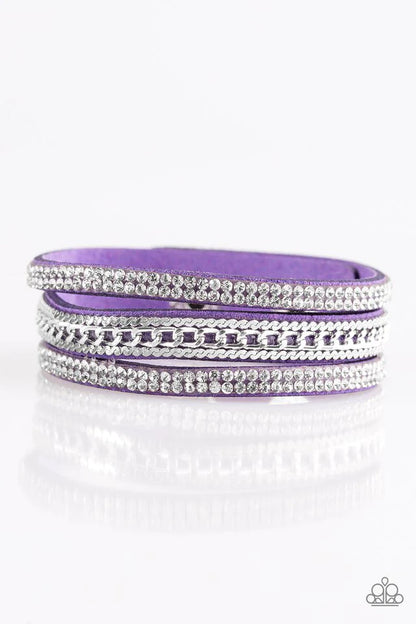 Unstoppable Purple Bracelet - Jewelry by Bretta