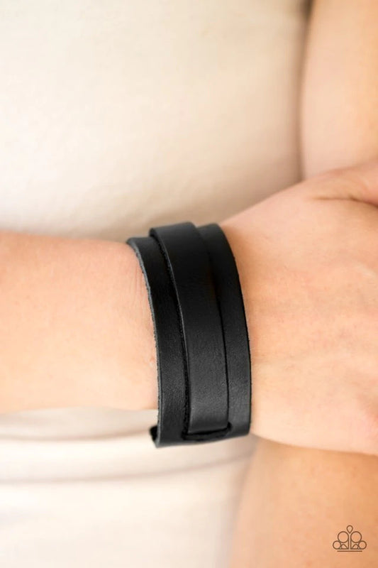 Road Trip Style Black Bracelet - Jewelry by Bretta