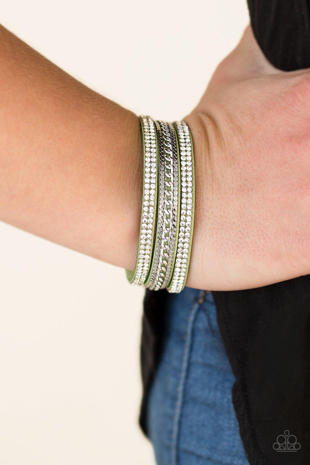 Unstoppable Green Bracelet - Jewelry by Bretta