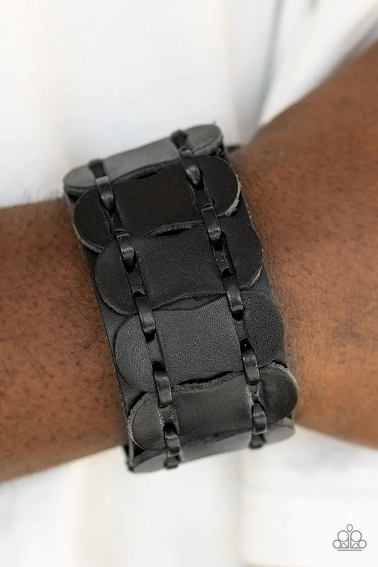 Traffic Control Black Bracelet - Jewelry by Bretta