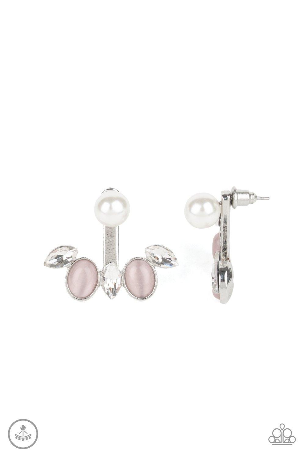 Paparazzi Accessories-Modern Sophistication - Pink Earrings