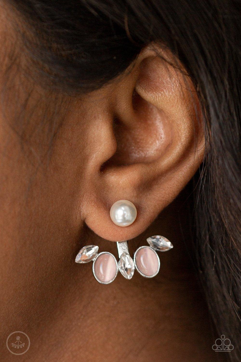 Paparazzi Accessories-Modern Sophistication - Pink Earrings