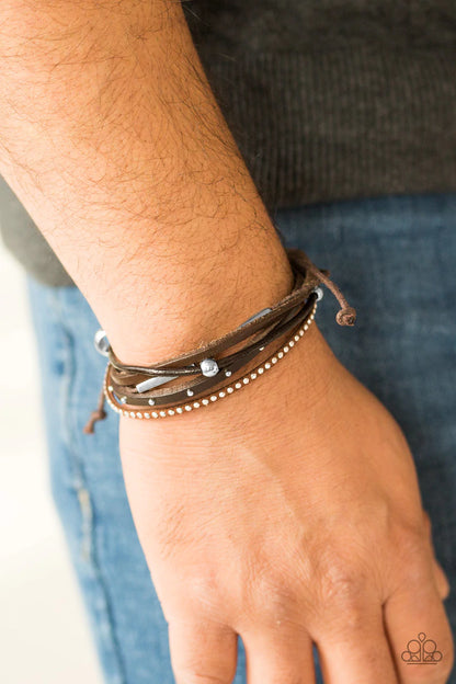 Long Road Home Brown Bracelet - Jewelry by Bretta