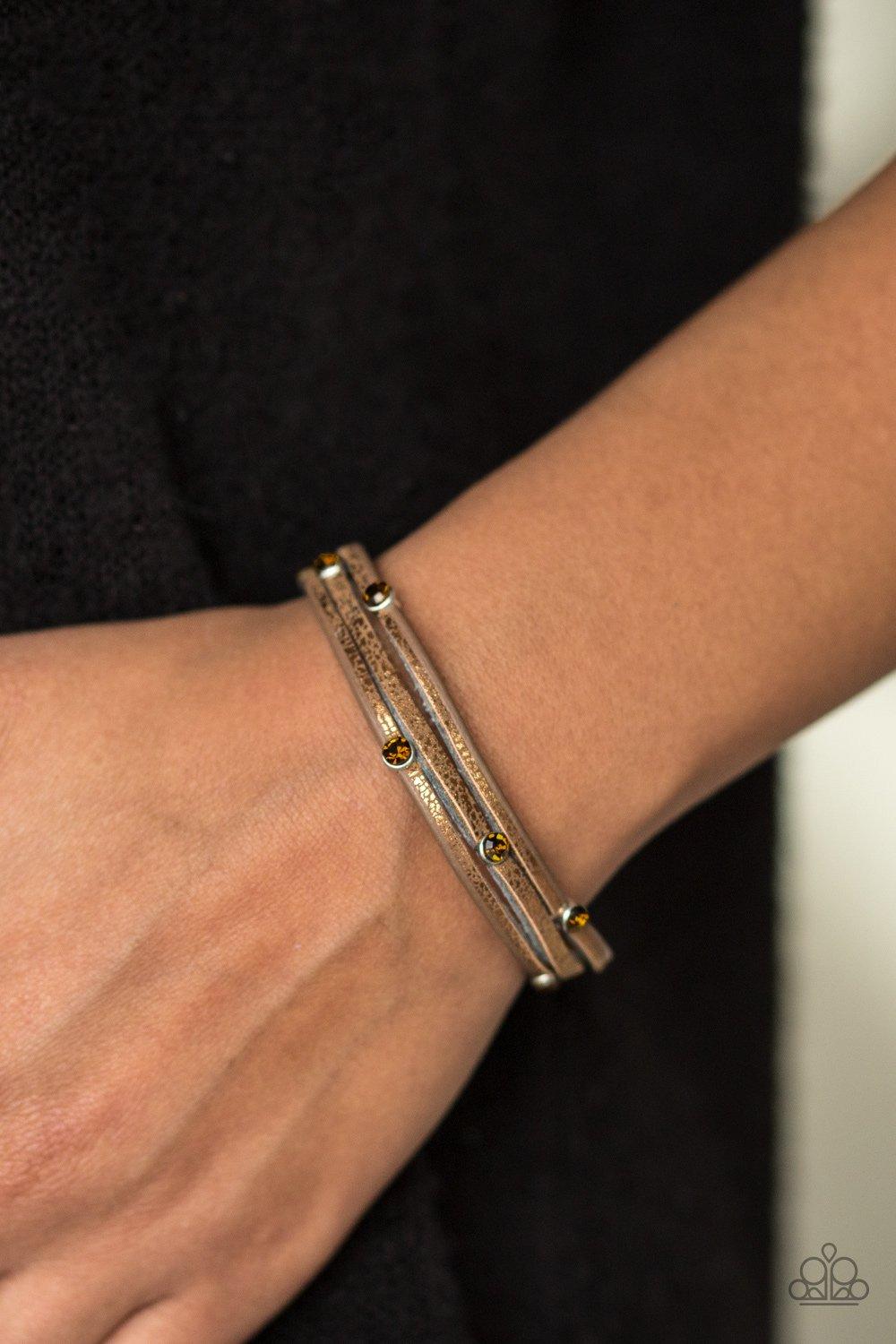 Molten Mogul Green Bracelet - Jewelry by Bretta