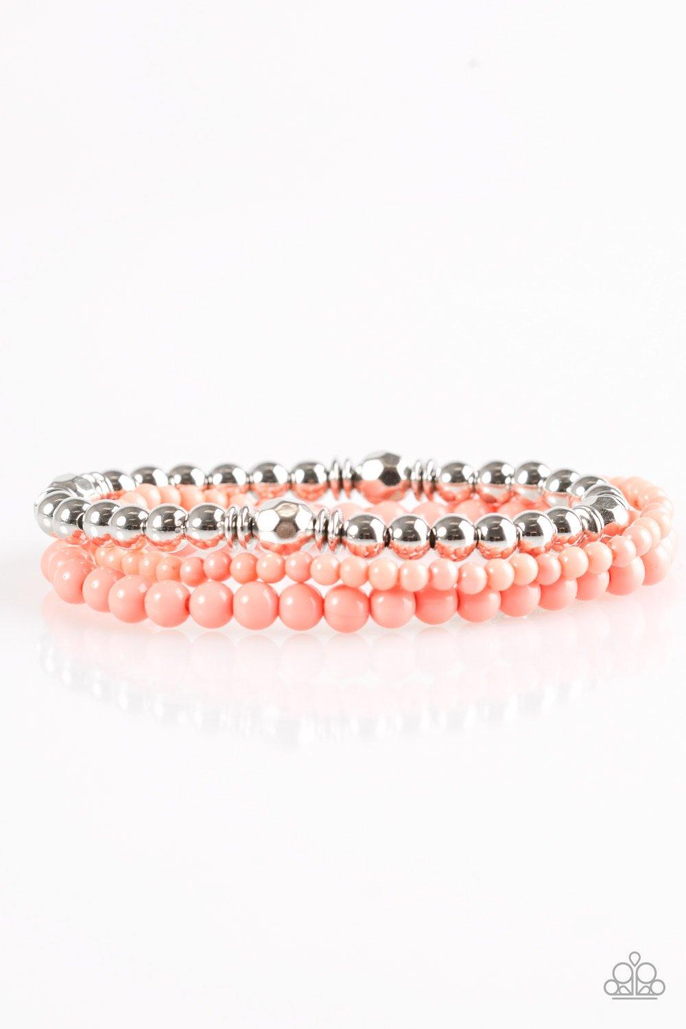 Paparazzi Accessories-Midsummer Marvel - Orange Bracelets