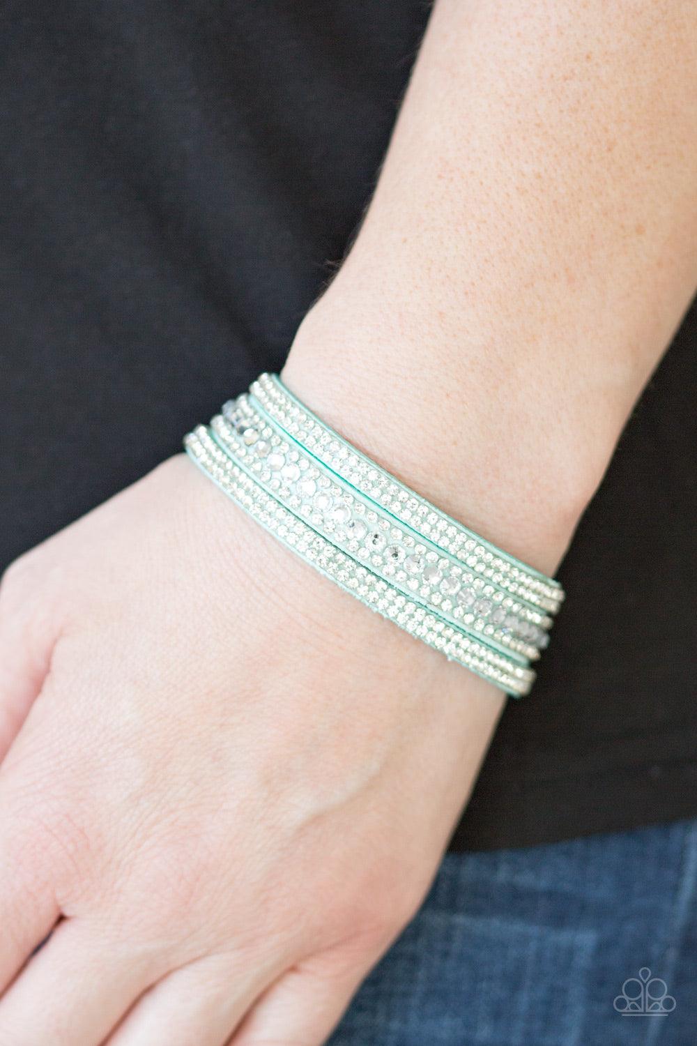 Molten Mogul Green Bracelet - Jewelry by Bretta