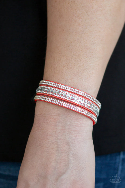 Harlem Hustle Orange Bracelet - Jewelry by Bretta