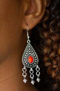 Sahara Song Red Earrings - Jewelry by Bretta