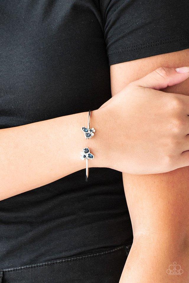 Going For Glitter Blue Bracelet - Jewelry by Bretta