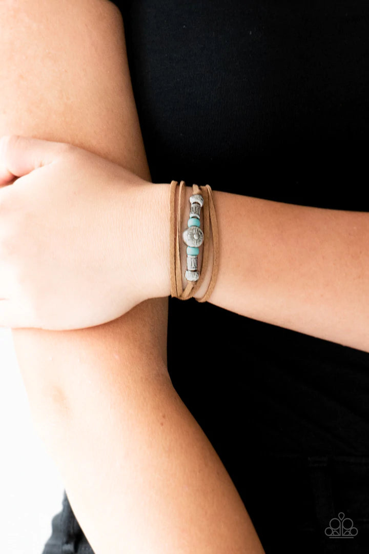 Find Your Way Blue Bracelet - Jewelry by Bretta