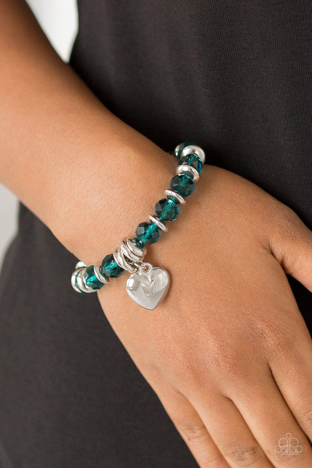 Molten Mogul Green Bracelet - Jewelry by Bretta