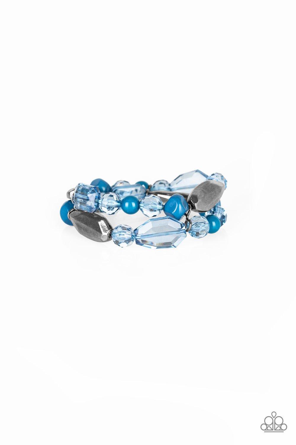 Rockin Rock Candy Blue Bracelet - Jewelry by Bretta