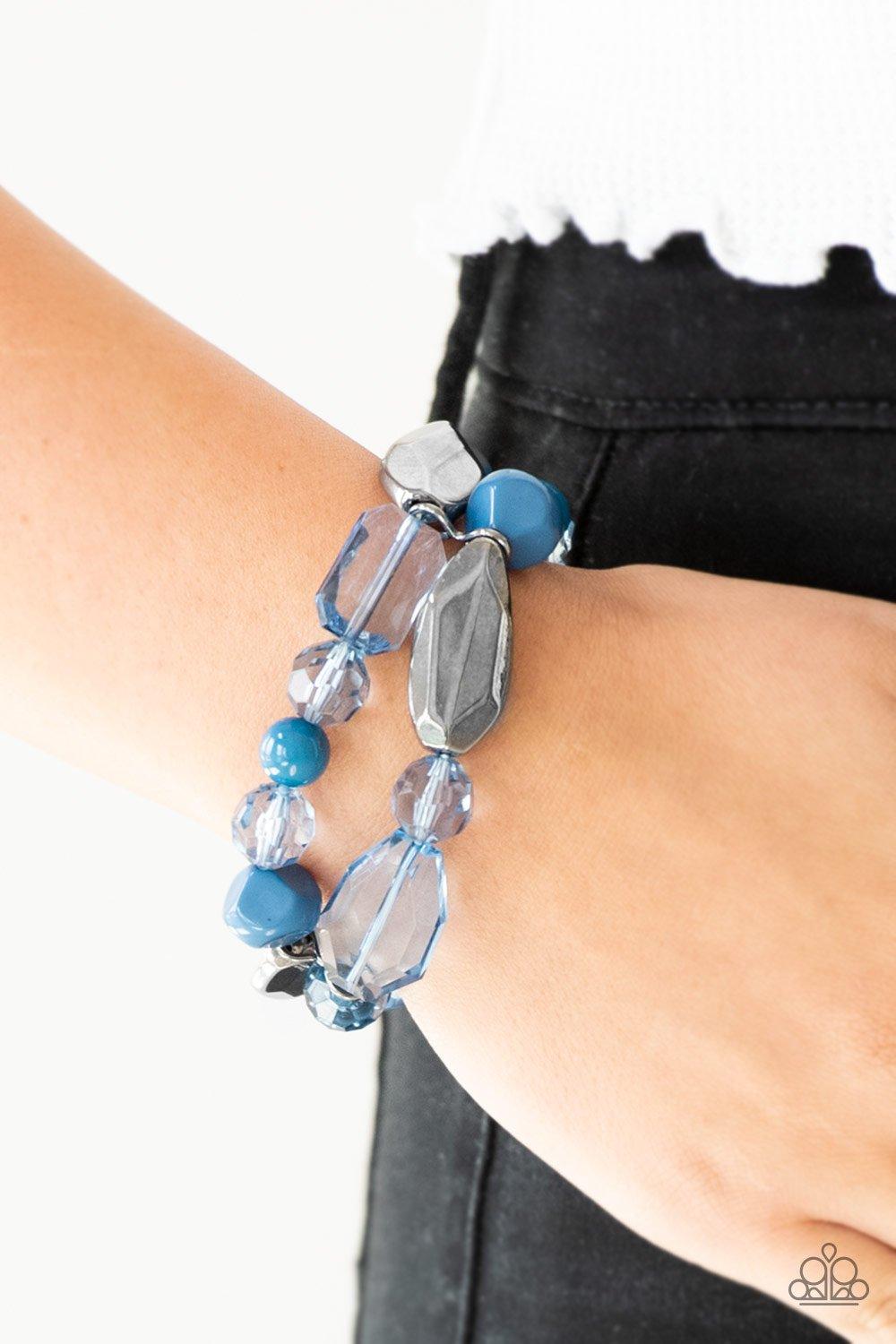 Rockin Rock Candy Blue Bracelet - Jewelry by Bretta