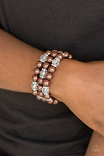 Paparazzi Accessories-Undeniably Dapper - Brown Bracelet
