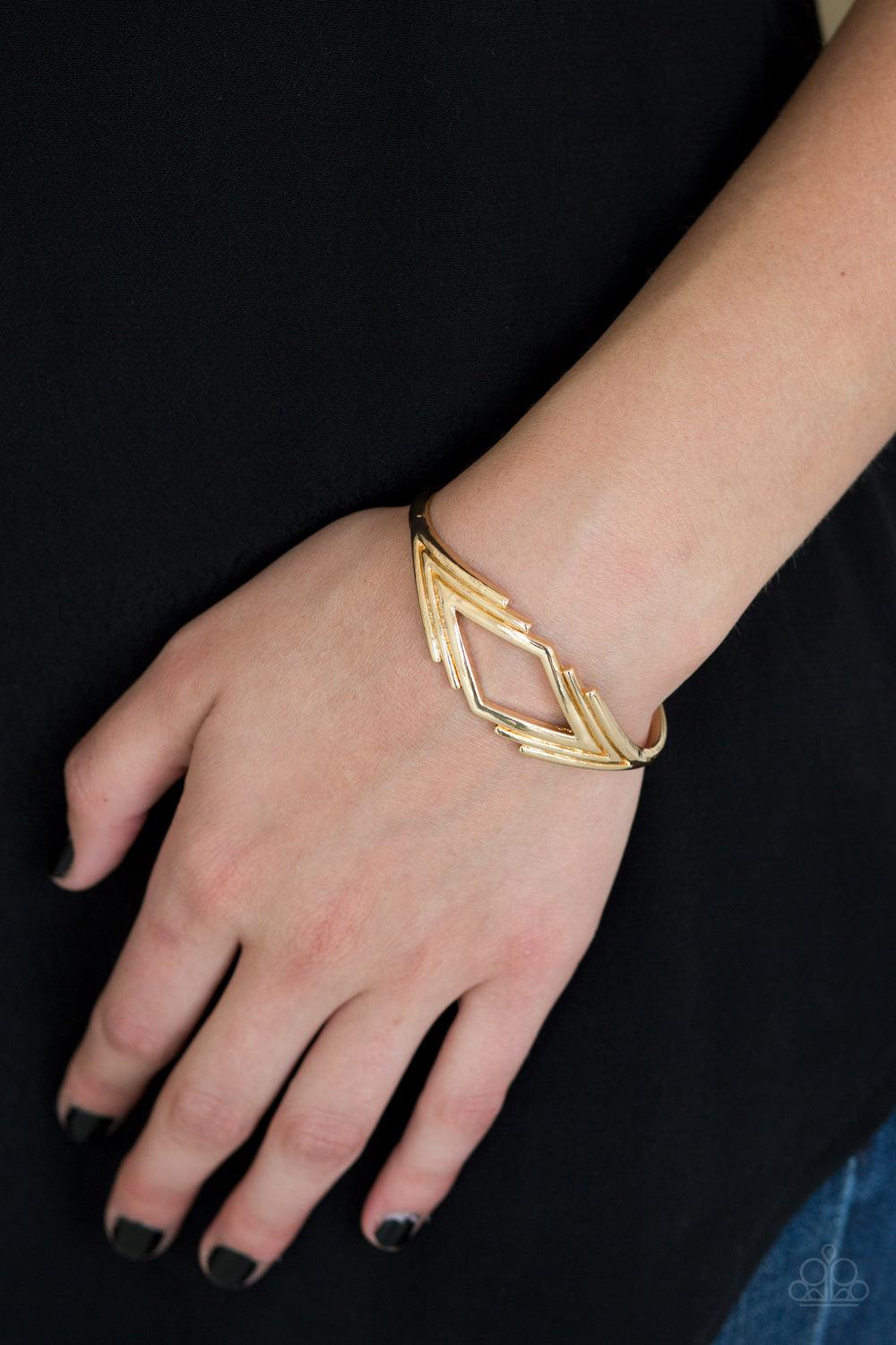 Paparazzi Accessories-In Total De-NILE - Gold Bracelet