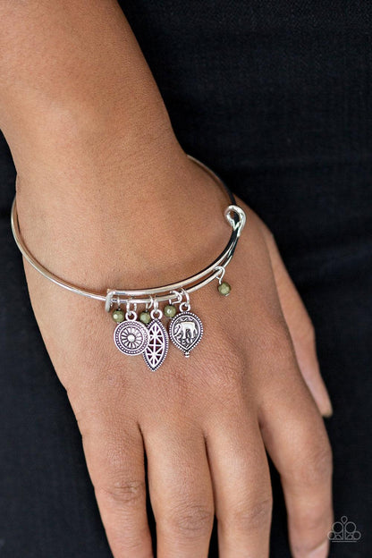 The Elephant In The Room Green Bracelet - Jewelry by Bretta
