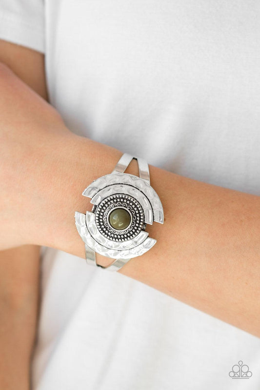 Paparazzi Accessories-Incredibly Indie - Green Bracelet