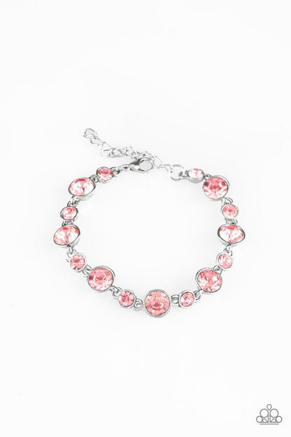Paparazzi Accessories-Starstruck Sparkle - Pink Bracelet