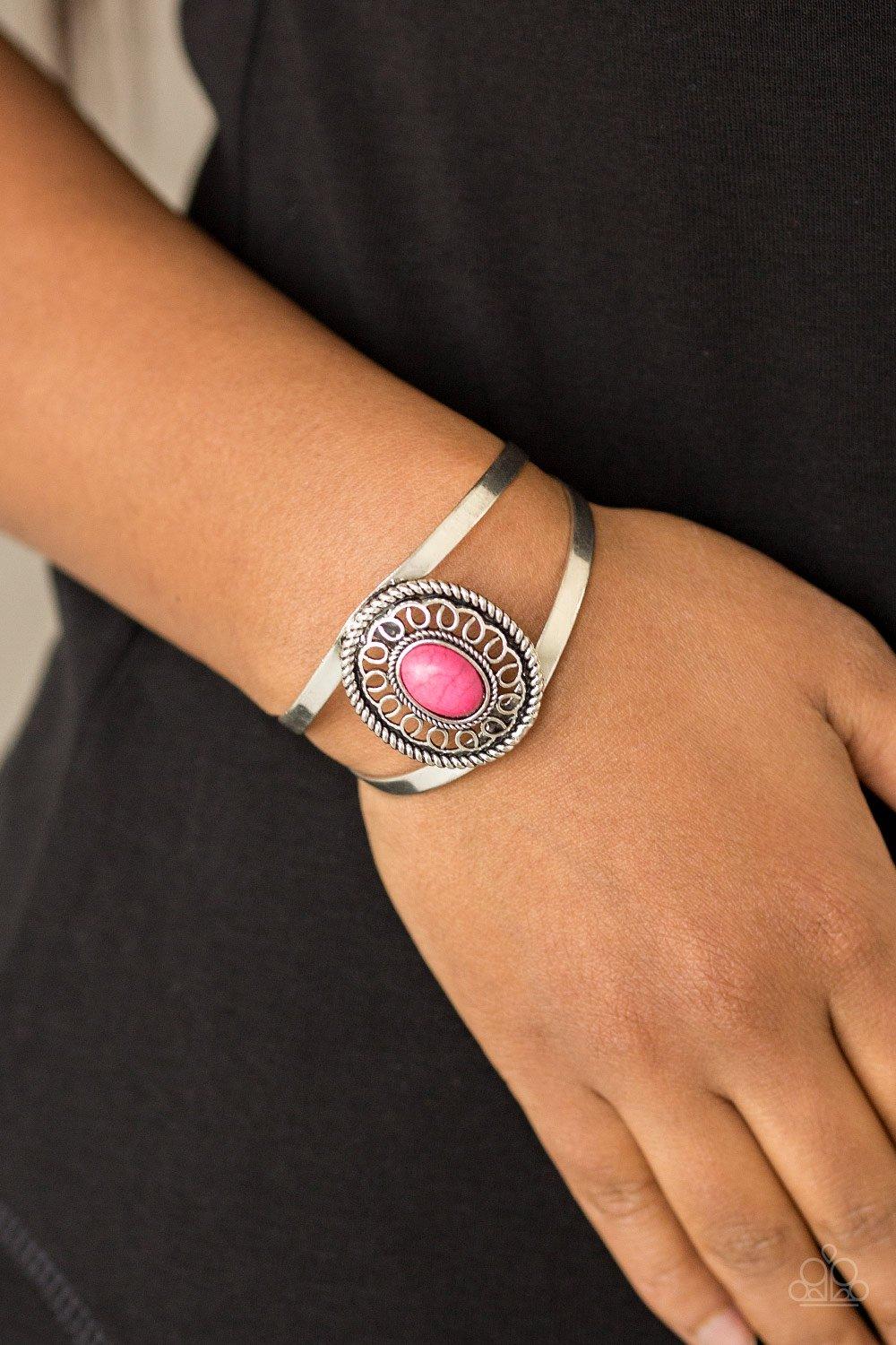 Deep In The TUMBLEWEEDS Pink Bracelet = Jewelry by Bretta