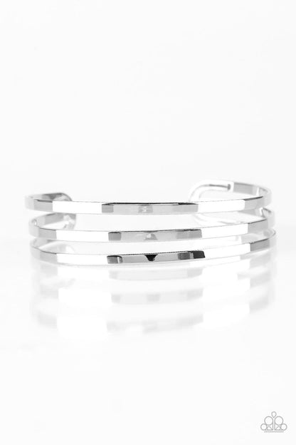 Paparazzi Accessories-Street Sleek - Silver Bracelet