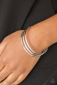 Paparazzi Accessories-Street Sleek - Silver Bracelet