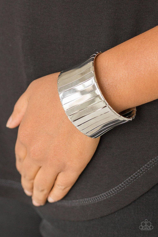 Paparazzi Accessories-Urban Uptrend - Silver Bracelet