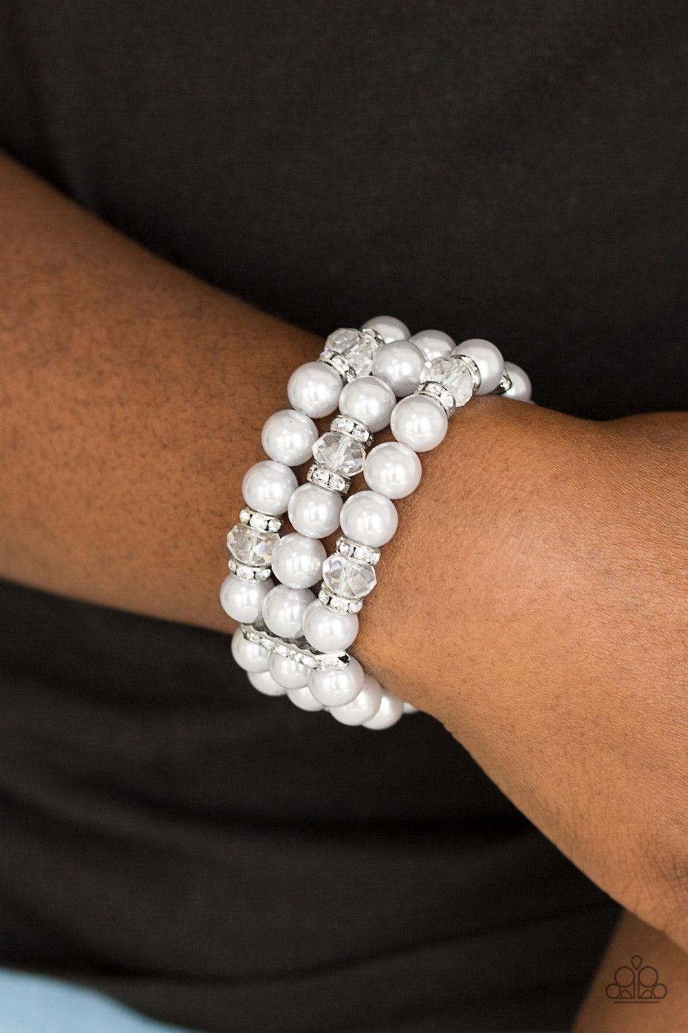 Paparazzi Accessories-Undeniably Dapper - Silver Bracelet